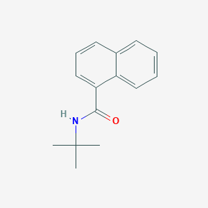 molecular formula C15H17NO B1595822 N-叔丁基萘-1-甲酰胺 CAS No. 53463-11-9