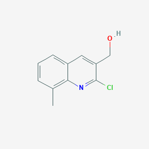 molecular formula C11H10ClNO B1595823 (2-氯-8-甲基喹啉-3-基)甲醇 CAS No. 333408-31-4