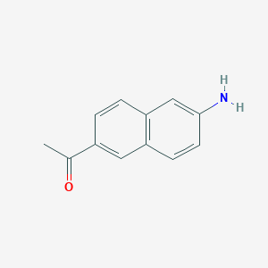 molecular formula C12H11NO B1595831 1-(6-氨基萘-2-基)乙酮 CAS No. 7470-88-4