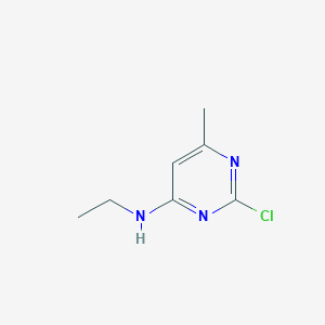 molecular formula C7H10ClN3 B1595844 2-chloro-N-ethyl-6-methylpyrimidin-4-amine CAS No. 502141-81-3