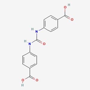 molecular formula C15H12N2O5 B1595847 4-[(4-Carboxyphenyl)carbamoylamino]benzoesäure CAS No. 1234-27-1