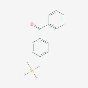 molecular formula C17H20OSi B159586 Phenyl-(4-trimethylsilanylmethylphenyl)-methanone CAS No. 1983-50-2