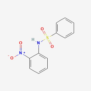 molecular formula C12H10N2O4S B1595867 N-(2-硝基苯基)苯磺酰胺 CAS No. 6933-51-3