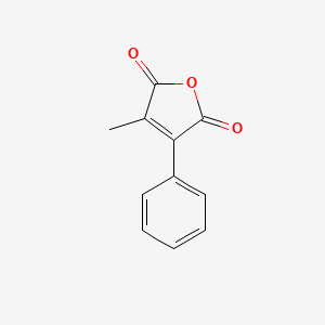 molecular formula C11H8O3 B1595873 3-甲基-4-苯基呋喃-2,5-二酮 CAS No. 41016-29-9