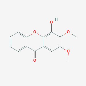 molecular formula C15H12O5 B1595876 4-羟基-2,3-二甲氧基氧杂蒽 CAS No. 10527-38-5