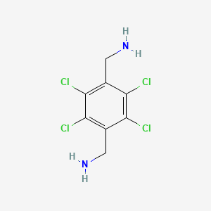 B1595881 2,3,5,6-Tetrachloro-p-xylene-alpha,alpha'-diamine CAS No. 24342-97-0