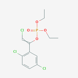 molecular formula C12H14Cl3O4P B1595884 2-氯-1-(2,5-二氯苯基)乙烯基二乙基磷酸酯 CAS No. 2701-86-2