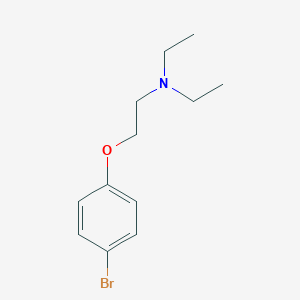 molecular formula C12H18BrNO B159589 2-(4-bromophenoxy)-N,N-diethylethanamine CAS No. 1823-62-7