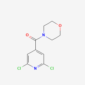 molecular formula C10H10Cl2N2O2 B1595891 4-(2,6-Dichloroisonicotinoyl)morpholine CAS No. 57803-44-8