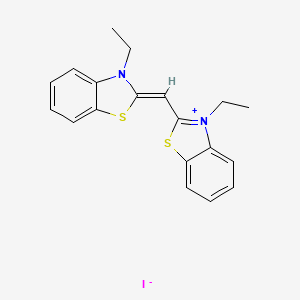 molecular formula C19H19IN2S2 B1595916 3,3'-二乙基硫花菁碘化物 CAS No. 2197-01-5