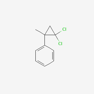 molecular formula C10H10Cl2 B1595923 (2,2-二氯-1-甲基环丙基)苯 CAS No. 3591-42-2