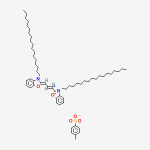 4-Methylbenzenesulfonate;3-octadecyl-2-[3-(3-octadecyl-1,3-benzoxazol-3-ium-2-yl)prop-2-enylidene]-1,3-benzoxazole