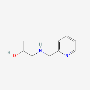 molecular formula C9H14N2O B1595928 2-Propanol, 1-[(2-pyridinylmethyl)amino]- CAS No. 68892-16-0