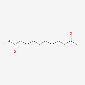 molecular formula C11H20O3 B1595945 10-氧代十一烷酸 CAS No. 676-00-6