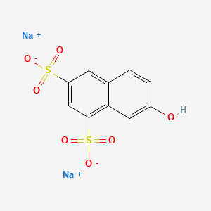 B1595946 1,3-Naphthalenedisulfonic acid, 7-hydroxy-, disodium salt CAS No. 842-19-3