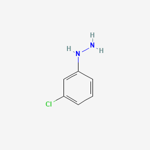 molecular formula C6H7ClN2 B1595953 (3-Chlorophenyl)hydrazine CAS No. 14763-20-3