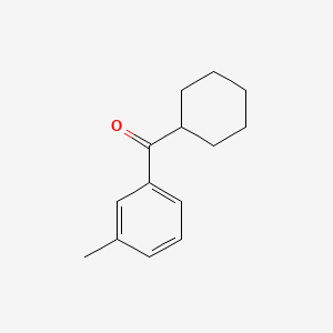 molecular formula C14H18O B1595958 Cyclohexyl m-tolyl ketone CAS No. 3277-78-9