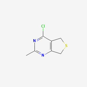 molecular formula C7H7ClN2S B1595964 Thieno[3,4-d]pyrimidine, 4-chloro-5,7-dihydro-2-methyl- CAS No. 5719-46-0