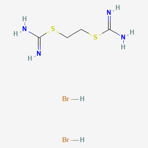 molecular formula C4H12Br2N4S2 B1595967 伪脲，2,2-乙烯二硫代二-, 二氢溴酸盐 CAS No. 6943-65-3
