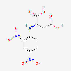 molecular formula C10H9N3O8 B1595969 2,4-二硝基苯基-L-天冬氨酸 CAS No. 7683-81-0