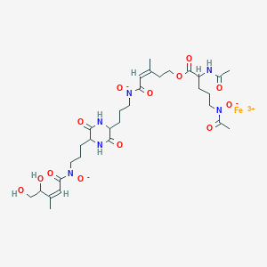 molecular formula C31H47FeN6O13 B159597 Hydroxyisoneocoprogen I CAS No. 135500-11-7