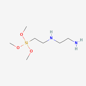 molecular formula C7H20N2O3Si B1595971 N-(2-(Trimethoxysilyl)ethyl)ethylenediamine CAS No. 7719-00-8