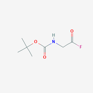 molecular formula C7H12FNO3 B159598 1,1-dimethylethyl N-(fluorocarbonylmethyl)carbamate CAS No. 133010-01-2