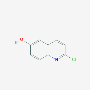 molecular formula C10H8ClNO B1595982 2-Chloro-4-methyl-quinolin-6-ol CAS No. 41957-91-9