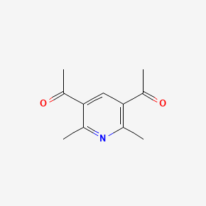 molecular formula C11H13NO2 B1595985 3,5-二乙酰-2,6-二甲基吡啶 CAS No. 24234-61-5