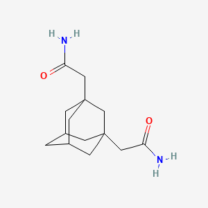 molecular formula C14H22N2O2 B1595986 1,3-金刚烷二乙酰胺 CAS No. 56432-73-6