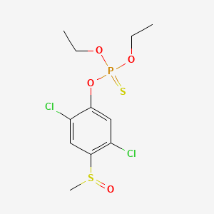 molecular formula C11H15Cl2O4PS2 B1595994 Sulfoxyde de chlorthiophos CAS No. 29185-21-5