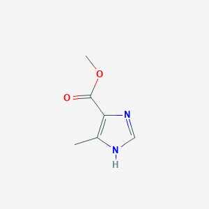 molecular formula C6H8N2O2 B1596001 Methyl 5-methyl-1H-imidazole-4-carboxylate CAS No. 78892-68-9