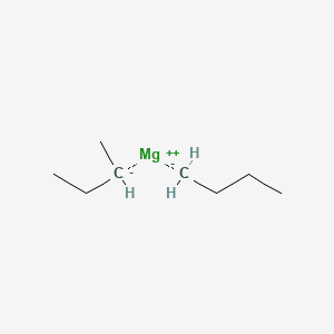 molecular formula C8H18Mg B1596013 Magnesium, butyl(1-methylpropyl)- CAS No. 39881-32-8
