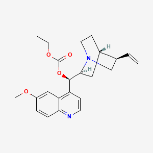 molecular formula C23H28N2O4 B1596029 Quinine ethylcarbonate CAS No. 83-75-0