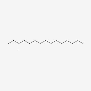molecular formula C16H34 B1596038 3-Methylpentadecane CAS No. 2882-96-4