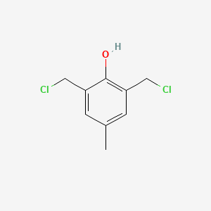 molecular formula C9H10Cl2O B1596047 2,6-Bis(chloromethyl)-4-methylphenol CAS No. 5862-32-8