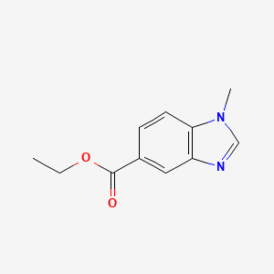 molecular formula C11H12N2O2 B1596051 Ethyl 1-methyl-1h-benzimidazole-5-carboxylate CAS No. 53484-19-8