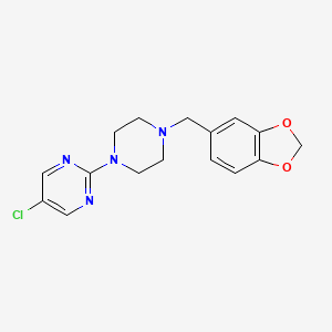 B1596052 5-Chloro-2-(4-piperonyl-1-piperazinyl)pyrimidine CAS No. 21280-23-9