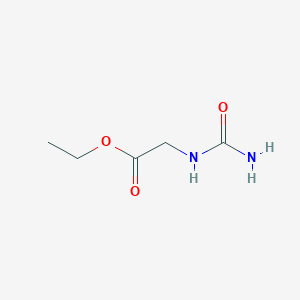 molecular formula C5H10N2O3 B1596057 Ethyl 2-[(aminocarbonyl)amino]acetate CAS No. 6293-20-5