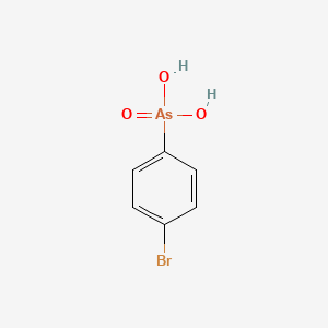 molecular formula C6H6AsBrO3 B1596059 (4-Bromophenyl)arsonic acid CAS No. 55048-80-1