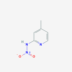 molecular formula C6H7N3O2 B1596069 4-methyl-N-nitropyridin-2-amine CAS No. 33245-30-6