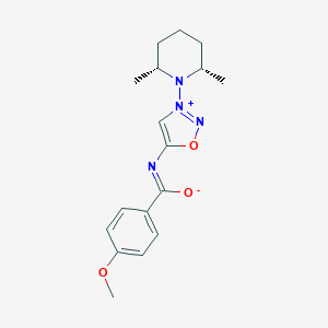molecular formula C17H22N4O3 B159607 Pirsidomine CAS No. 132722-74-8