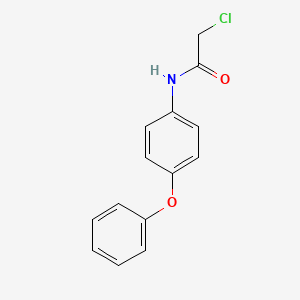molecular formula C14H12ClNO2 B1596072 2-chloro-N-(4-phenoxyphenyl)acetamide CAS No. 36160-84-6