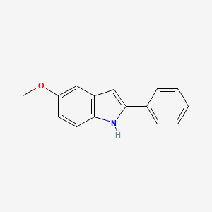 molecular formula C15H13NO B1596085 5-甲氧基-2-苯基-1H-吲哚 CAS No. 5883-96-5