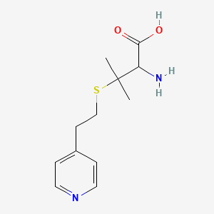molecular formula C12H18N2O2S B1596086 3-((2-(4-Pyridyl)ethyl)thio)-DL-valine CAS No. 39555-40-3