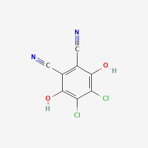 molecular formula C8H2Cl2N2O2 B1596088 4,5-二氯-3,6-二羟基邻苯二腈 CAS No. 4640-41-9