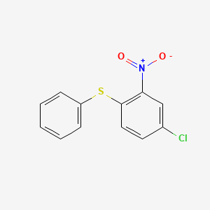molecular formula C12H8ClNO2S B1596093 4-Chloro-2-nitro-1-(phenylthio)benzene CAS No. 4548-56-5