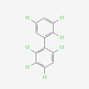 molecular formula C12H3Cl7 B1596102 2,2',3,3',4,5',6-Heptachlorobiphenyl CAS No. 40186-70-7