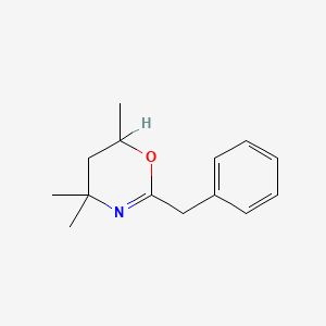 molecular formula C14H19NO B1596115 2-Benzyl-4,4,6-trimethyl-5,6-dihydro-4H-1,3-oxazine CAS No. 26939-22-0