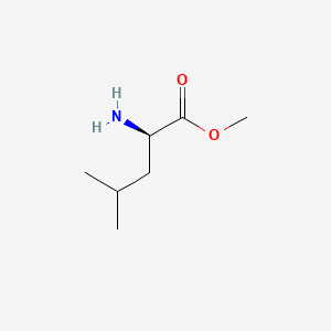 molecular formula C7H15NO2 B1596118 D-Leucine, methyl ester CAS No. 23032-21-5